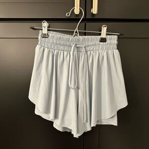 Powder blue running shorts… revival brand